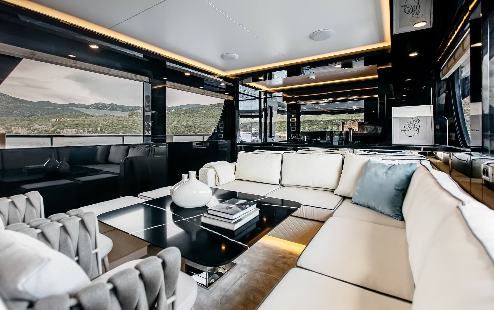 Bering 70 Explorer Yacht Interiors - GUSAREV